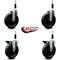 Service Caster 6'' Phenolic Wheel Swivel 7/8'' Expand Stem Caster Set 2 Brakes, 4PK SCC-EX20S615-PHS-2-PLB-2-78 - alternate 4